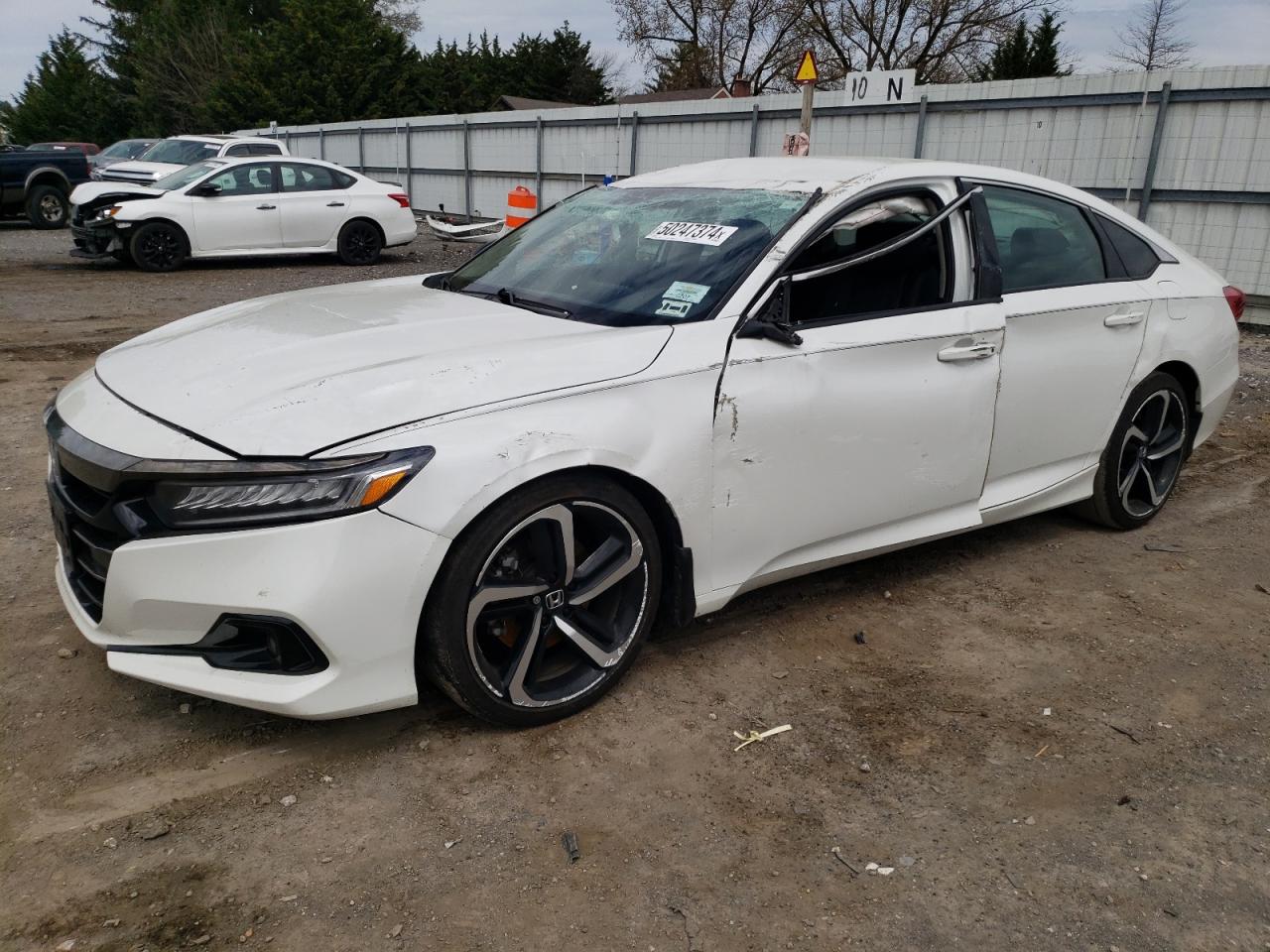 2022 HONDA ACCORD SPORT SE VIN:1HGCV1F45NA035568
