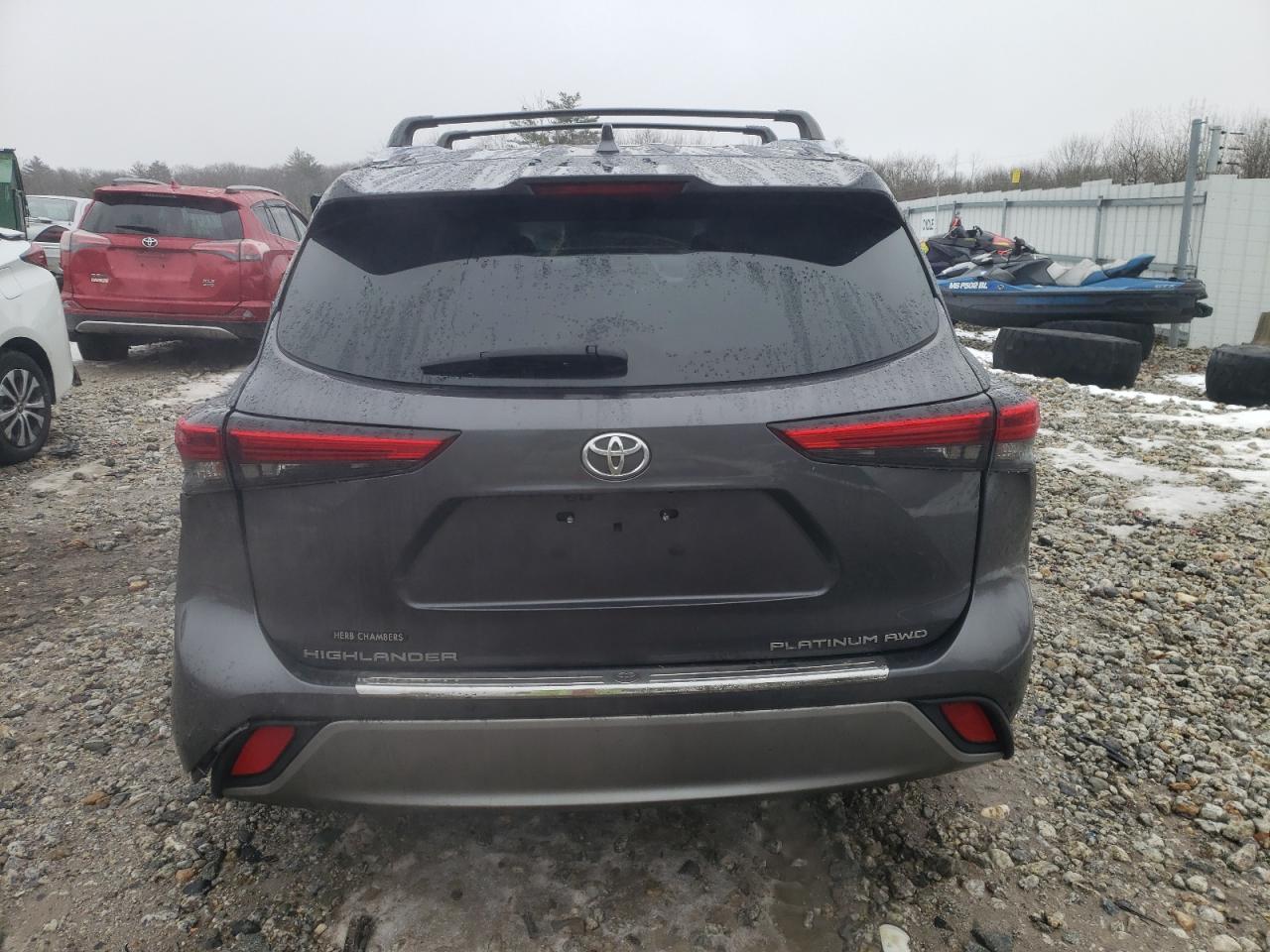 2022 TOYOTA HIGHLANDER PLATINUM VIN:5TDFZRBH7NS182601