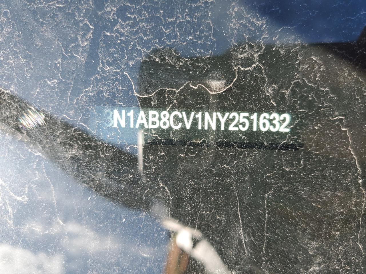 2022 NISSAN SENTRA SV VIN:3N1AB8CV1NY251632