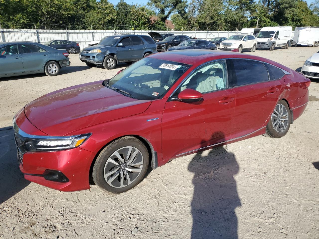 2022 HONDA ACCORD HYBRID EXL VIN:1HGCV3F56NA014958