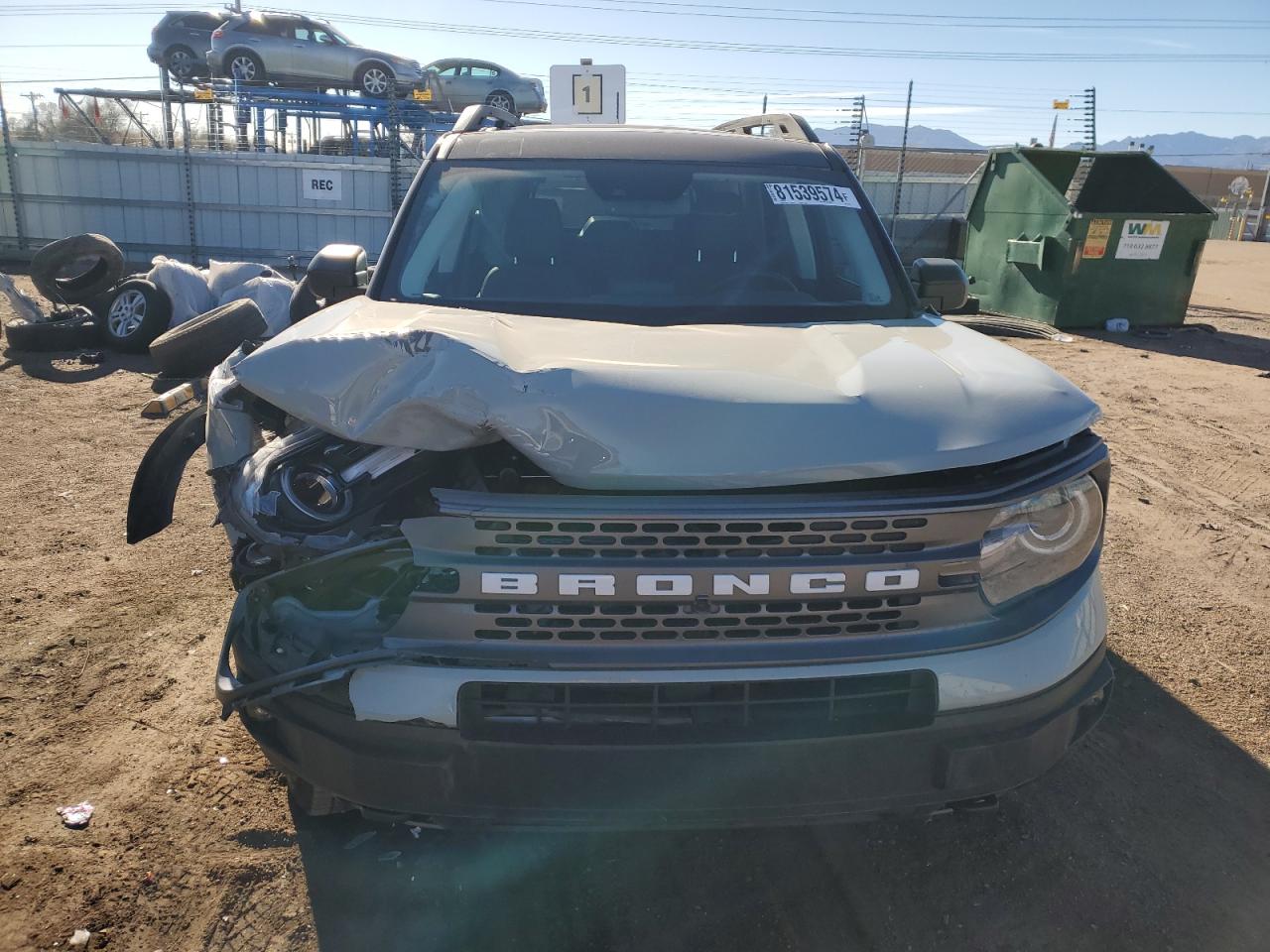 2022 FORD BRONCO SPORT BADLANDS VIN:3FMCR9D97NRD41463