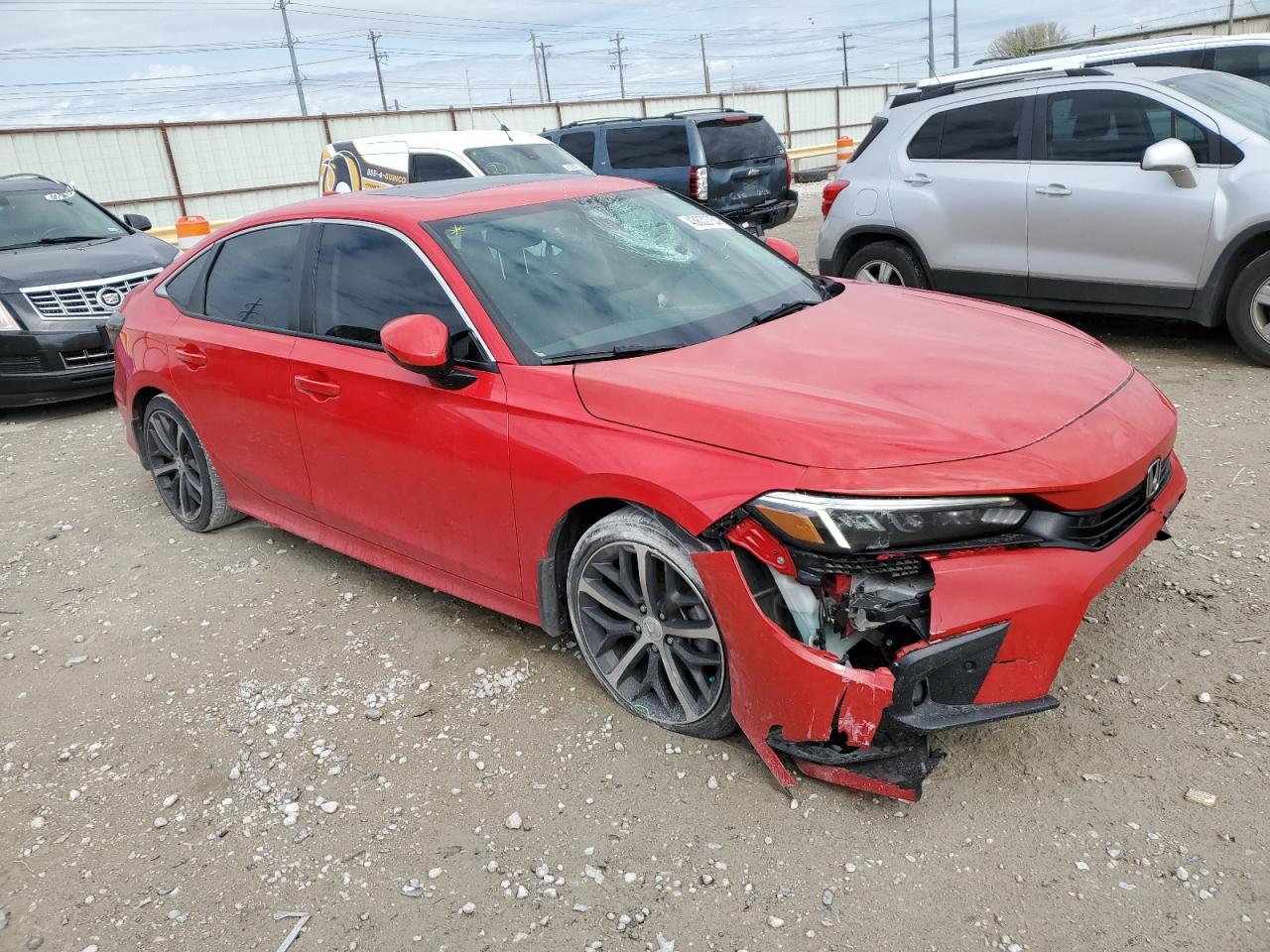 2022 HONDA CIVIC TOURING VIN:2HGFE1F94NH300975