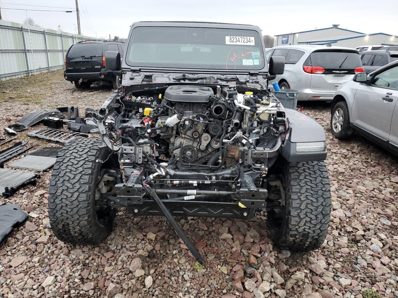 2022 JEEP WRANGLER UNLIMITED SAHARA VIN:1C4HJXEN9NW191371
