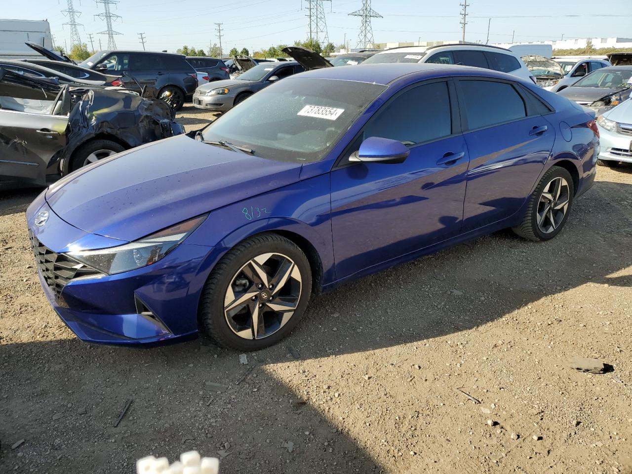 2023 HYUNDAI ELANTRA SEL VIN:KMHLS4AG7PU479638