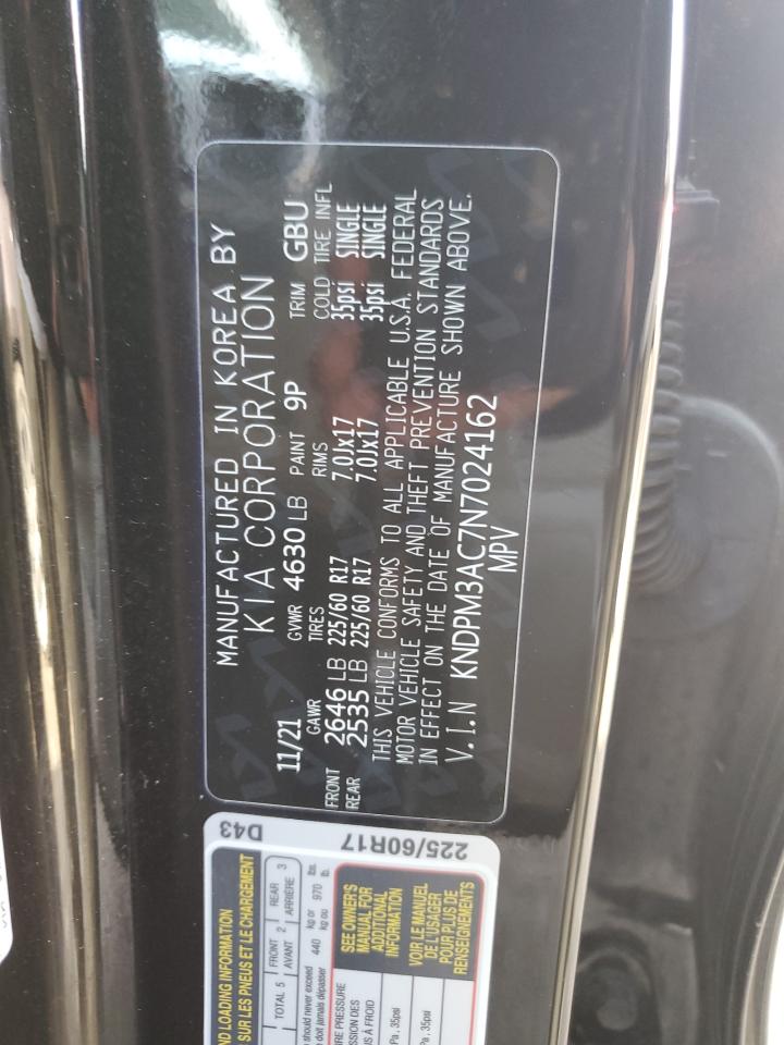 2022 KIA SPORTAGE LX VIN:KNDPM3AC7N7024162