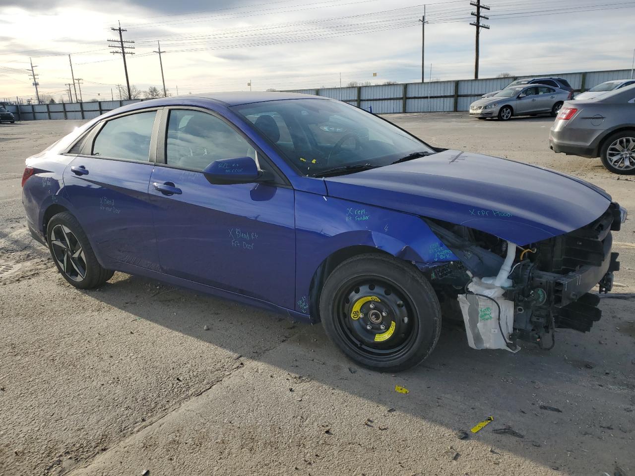 2023 HYUNDAI ELANTRA SEL VIN:KMHLS4AG0PU437182