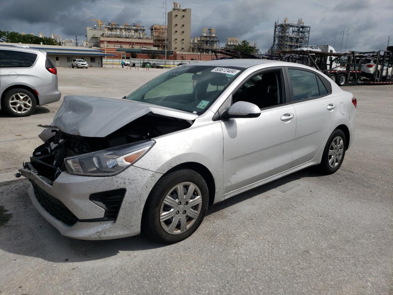 2022 KIA RIO LX VIN:3KPA24AD2NE506127