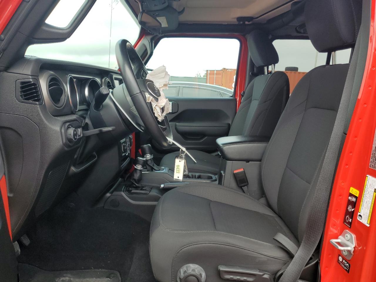 2022 JEEP GLADIATOR SPORT VIN:1C6HJTAG7NL166395
