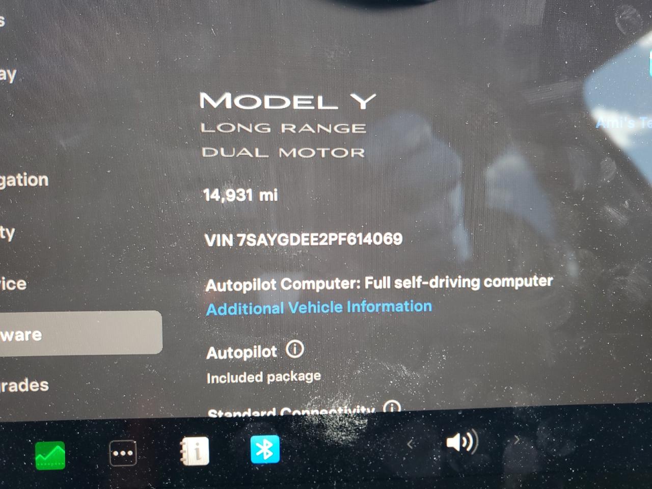 2023 TESLA MODEL Y  VIN:7SAYGDEE2PF614069