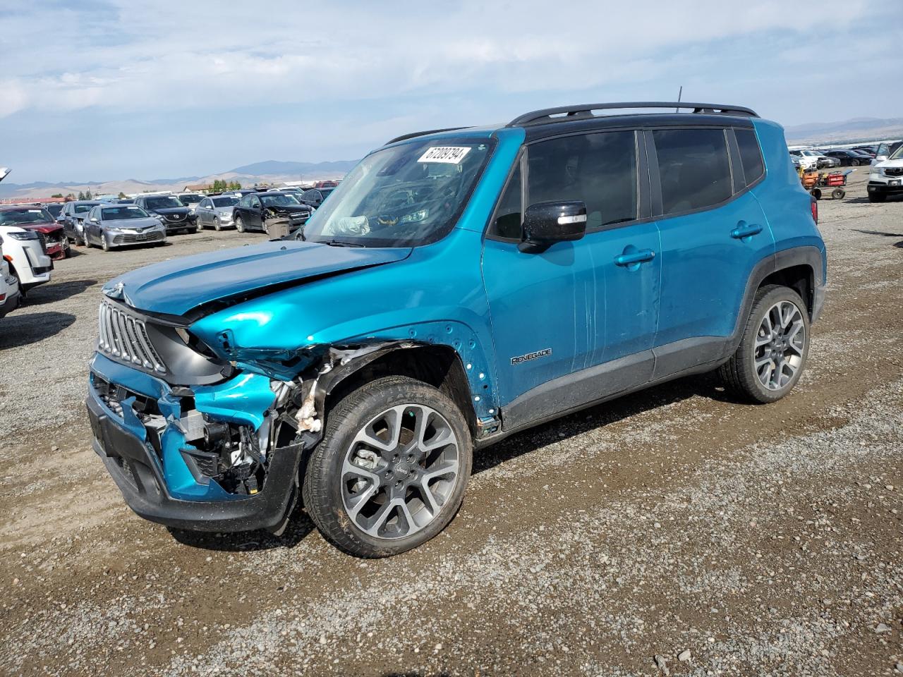 2022 JEEP RENEGADE LIMITED VIN:ZACNJDD14NPN95513