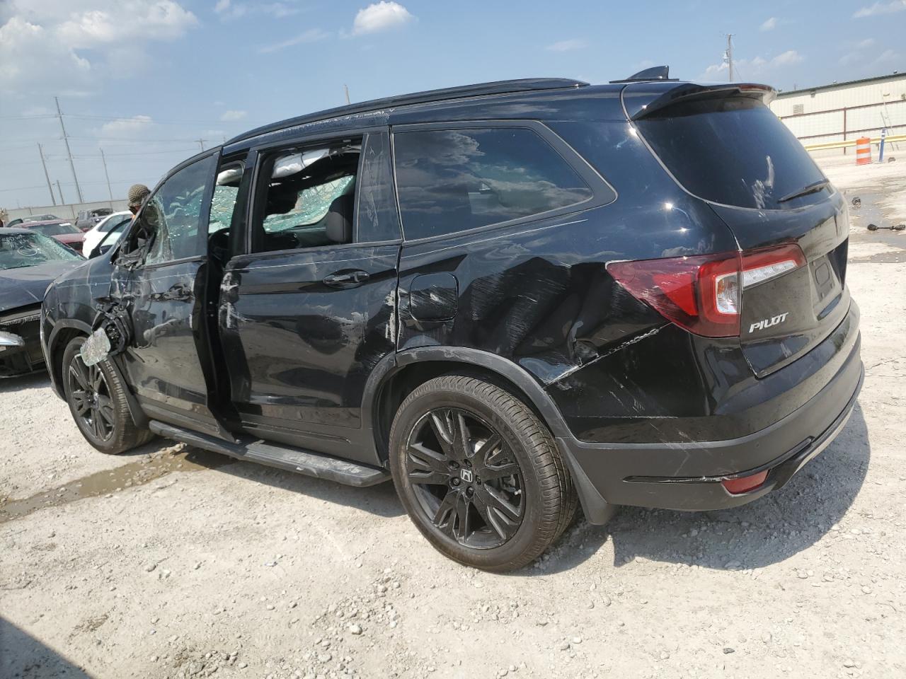 2022 HONDA PILOT BLACK VIN:5FNYF6H78NB031401