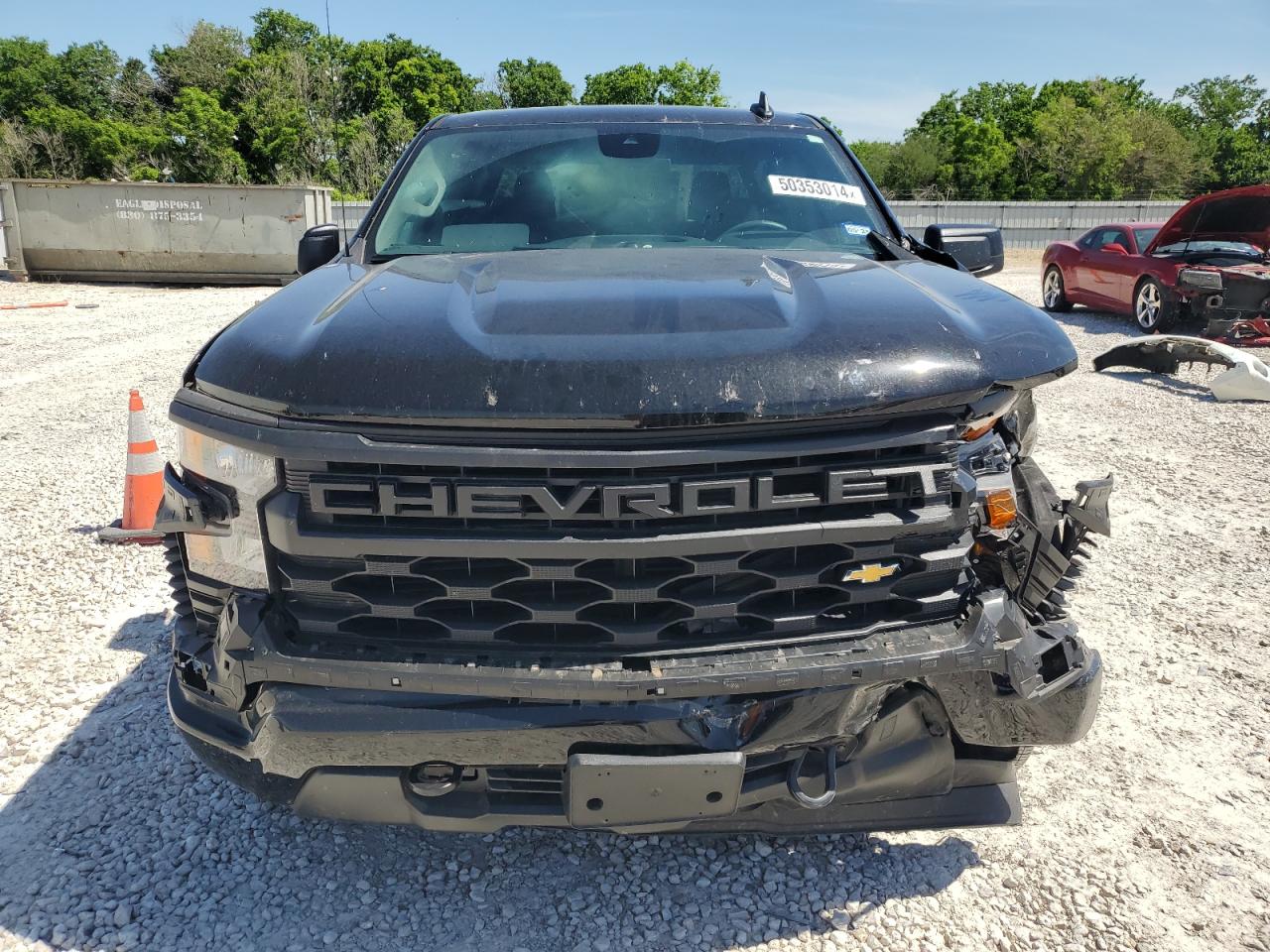 2023 CHEVROLET SILVERADO C1500 CUSTOM VIN:3GCPABEKXPG219703