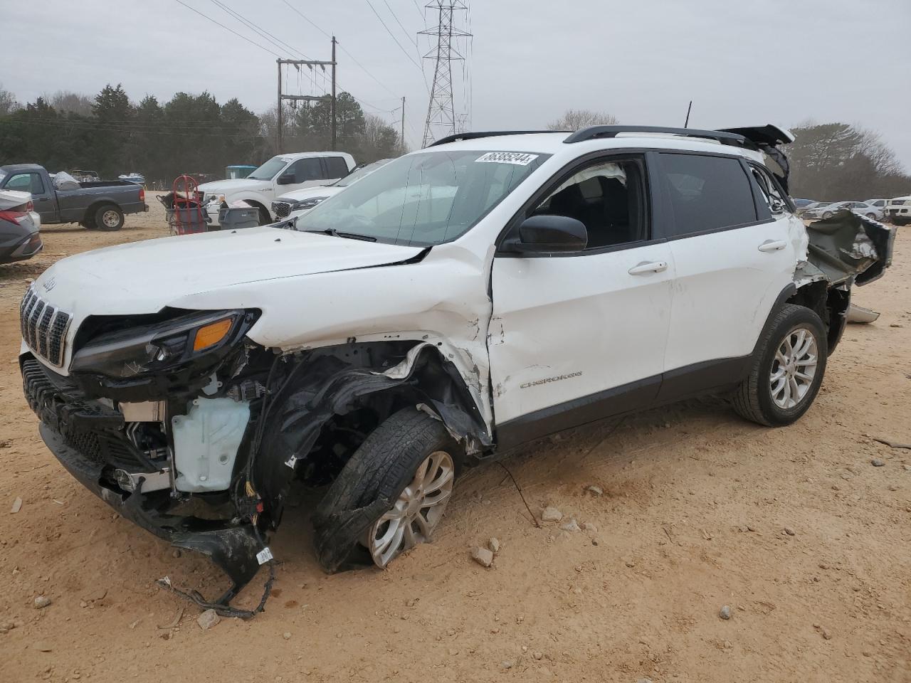2022 JEEP CHEROKEE LATITUDE LUX VIN:1C4PJMMN3ND543450
