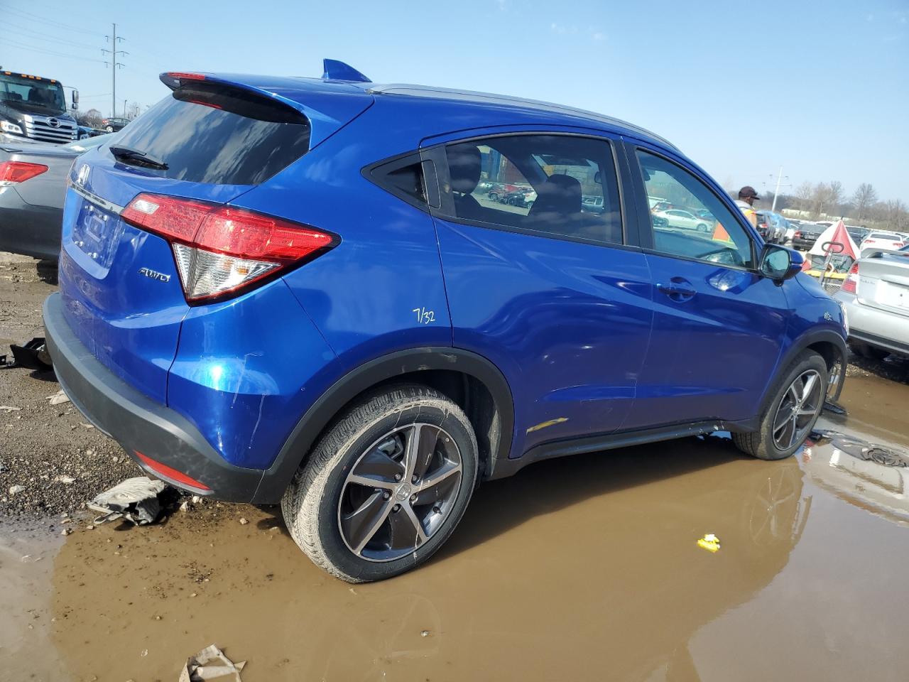 2022 HONDA HR-V EX VIN:3CZRU6H57NM703821