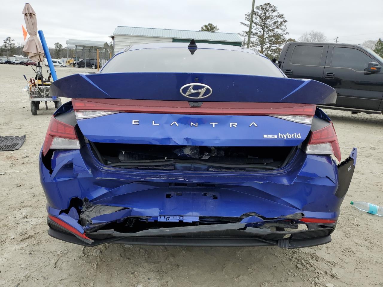 2022 HYUNDAI ELANTRA BLUE VIN:KMHLM4AJ6NU027361