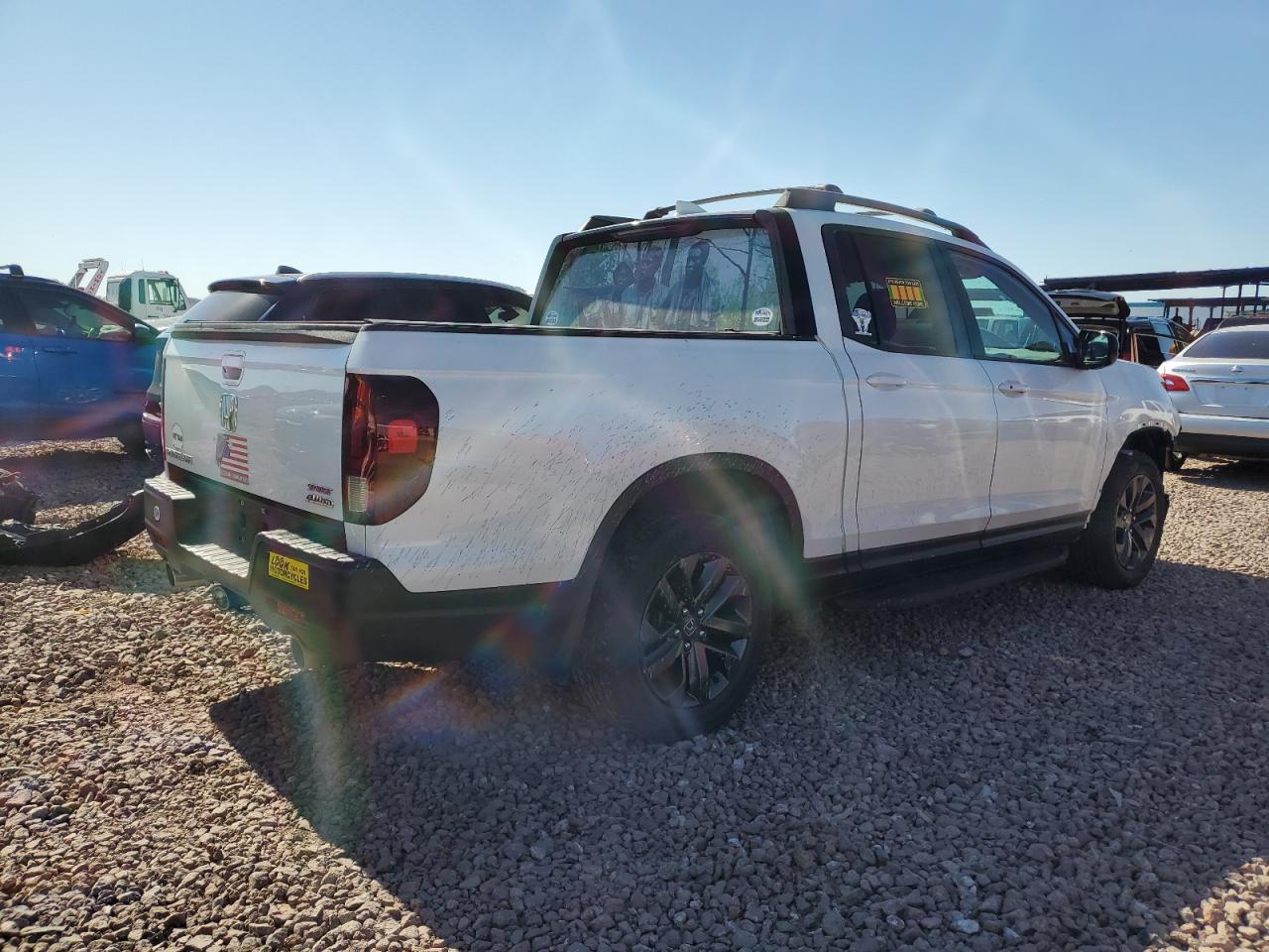 2022 HONDA RIDGELINE SPORT VIN:5FPYK3F10NB000627