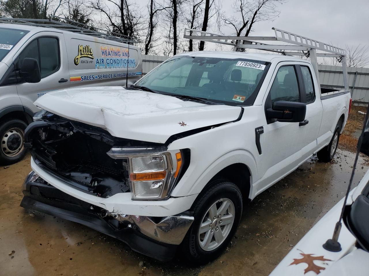 2022 FORD F150 SUPER CAB VIN:1FTEX1CP7NKD18855