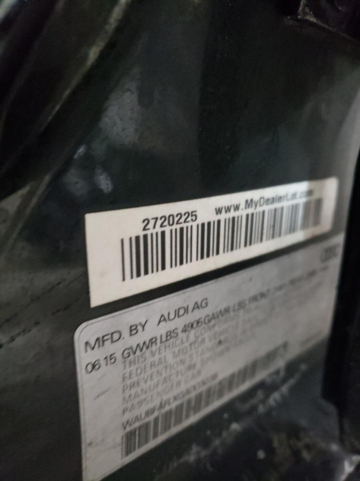 2024 AUDI A4 PREMIUM S-LINE VIN:WAUBFAFLXGA003035