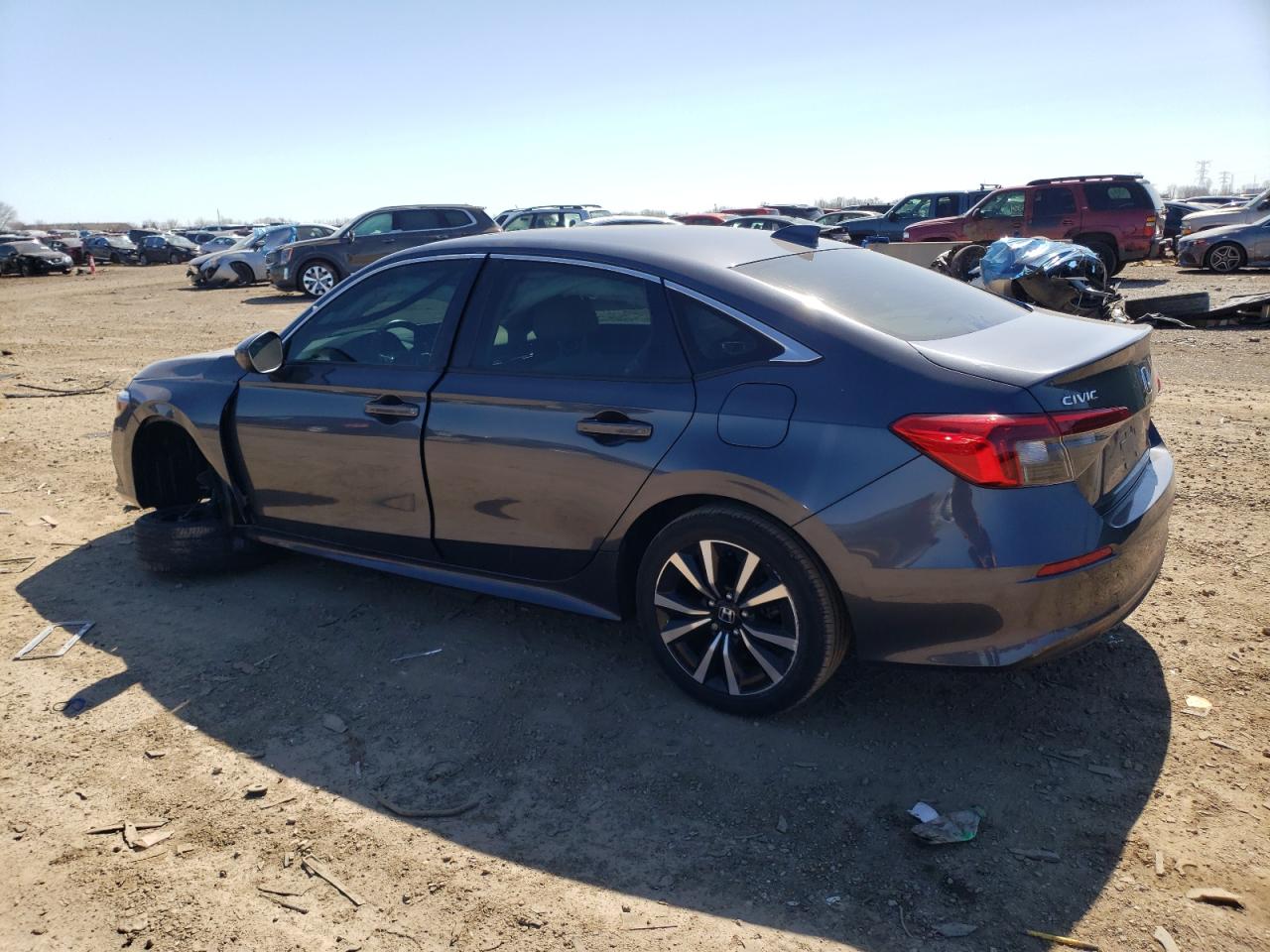 2022 HONDA CIVIC EX VIN:JHMFE1F70NX006609
