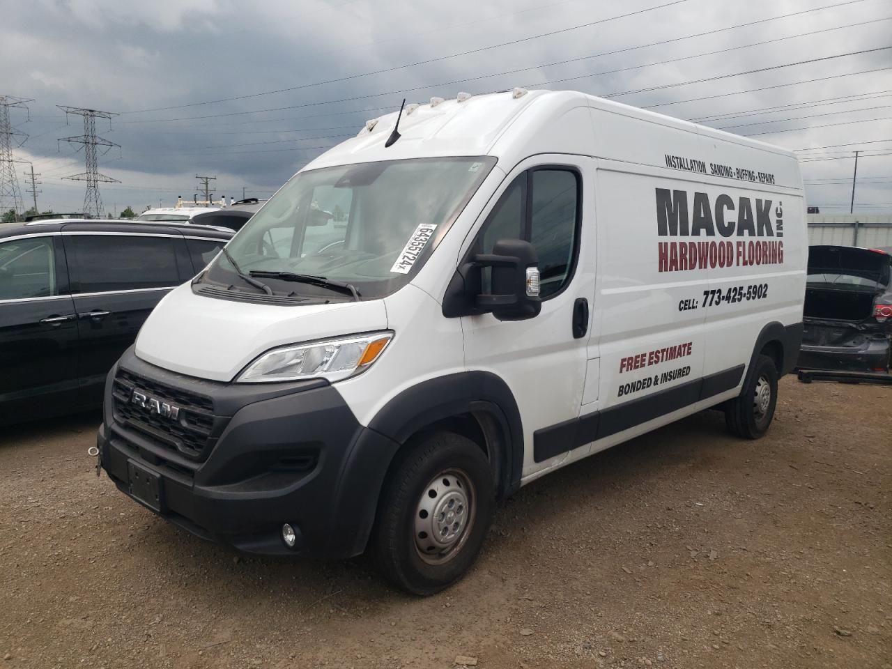 2023 RAM PROMASTER 2500 2500 HIGH VIN:3C6LRVDG7PE500754