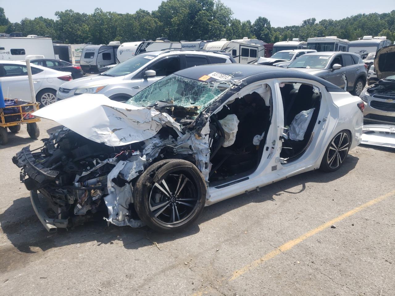 2022 NISSAN SENTRA SR VIN:3N1AB8DV8NY271648