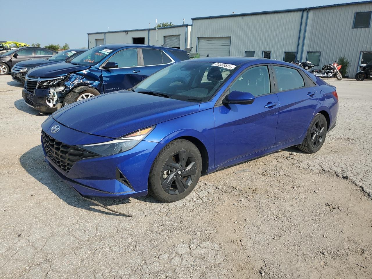 2022 HYUNDAI ELANTRA BLUE VIN:KMHLM4AJ5NU028114