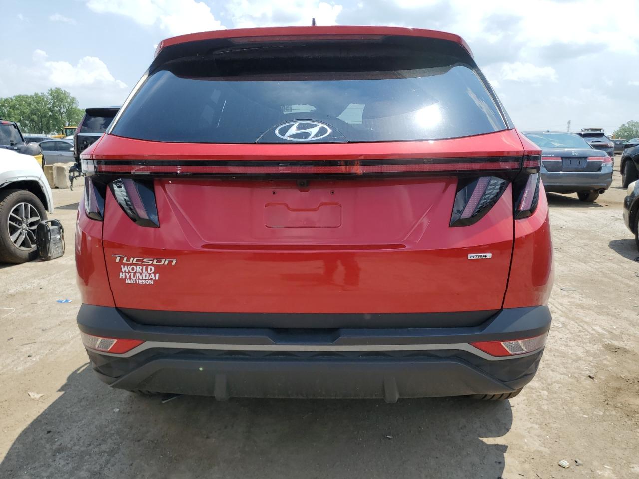 2022 HYUNDAI TUCSON SEL VIN:5NMJCCAE0NH120363