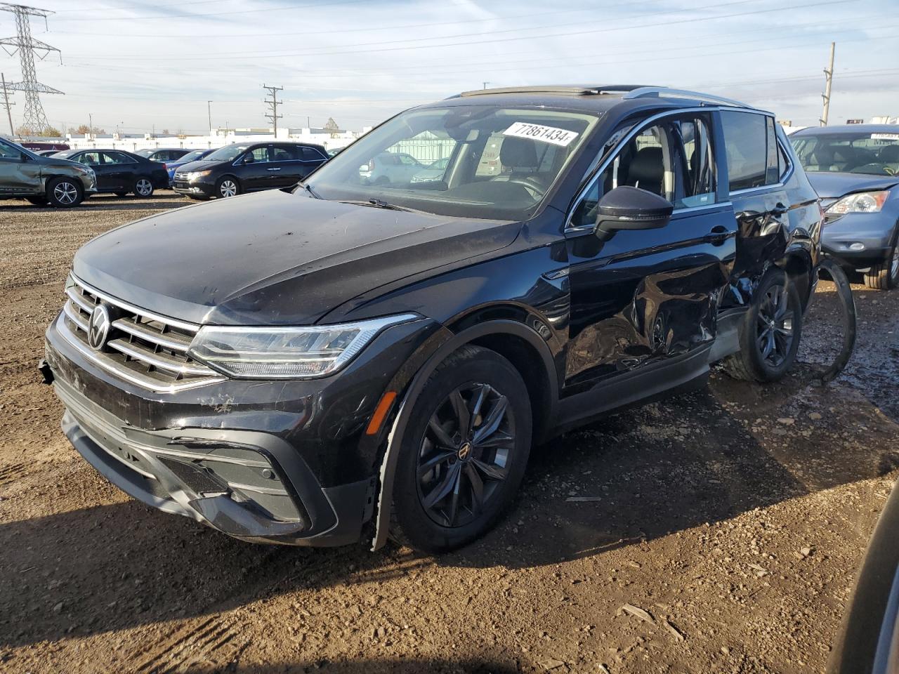 2022 VOLKSWAGEN TIGUAN SE VIN:3VV2B7AX9NM001919