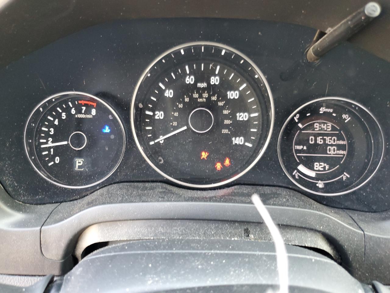 2022 HONDA HR-V SPORT VIN:3CZRU6H10NM718500