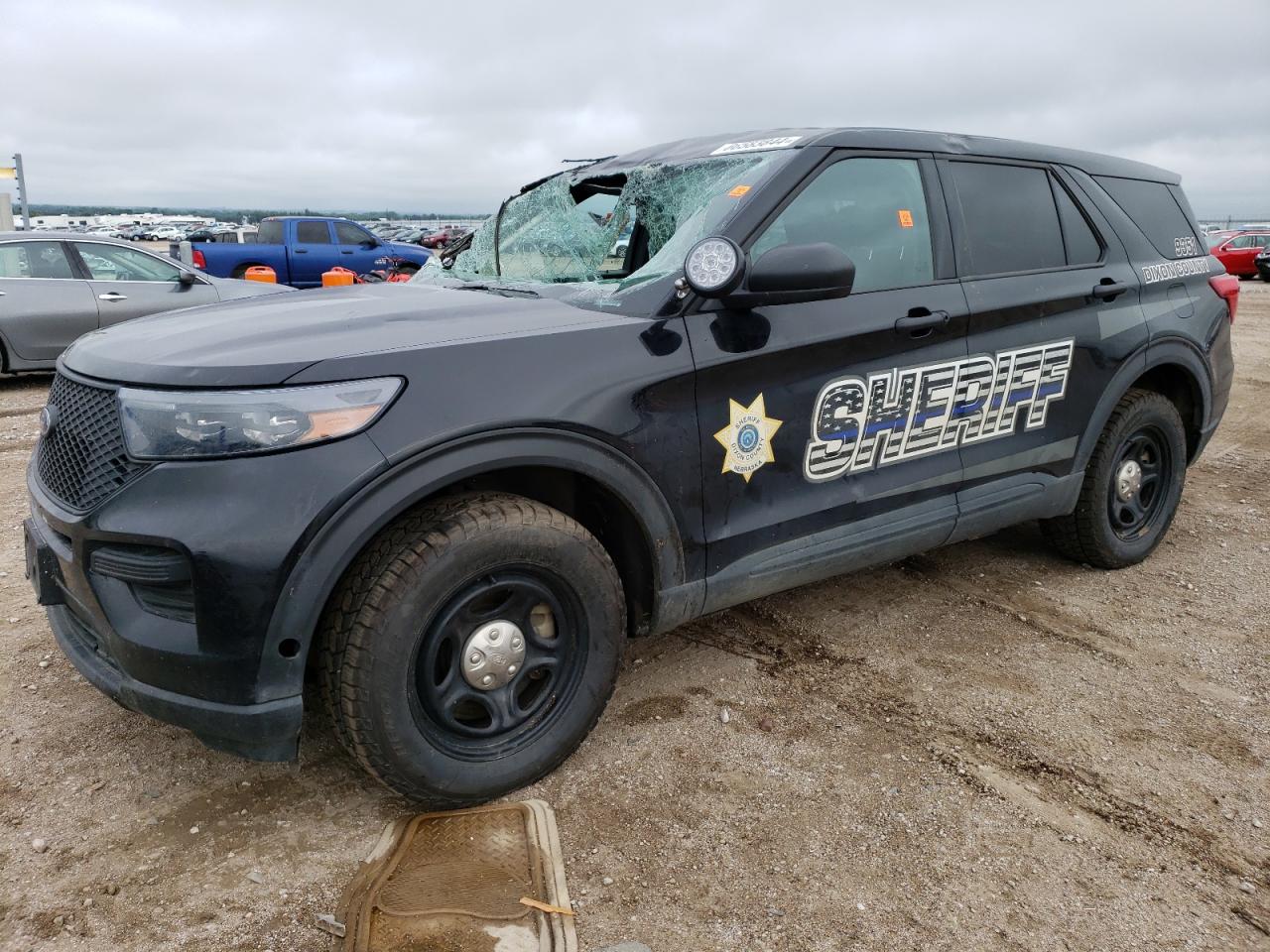 2022 FORD EXPLORER POLICE INTERCEPTOR VIN:1FM5K8AW9NNA02742