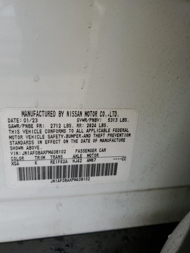 2023 NISSAN ARIYA ENGAGE VIN:JN1AF0BAXPM408102