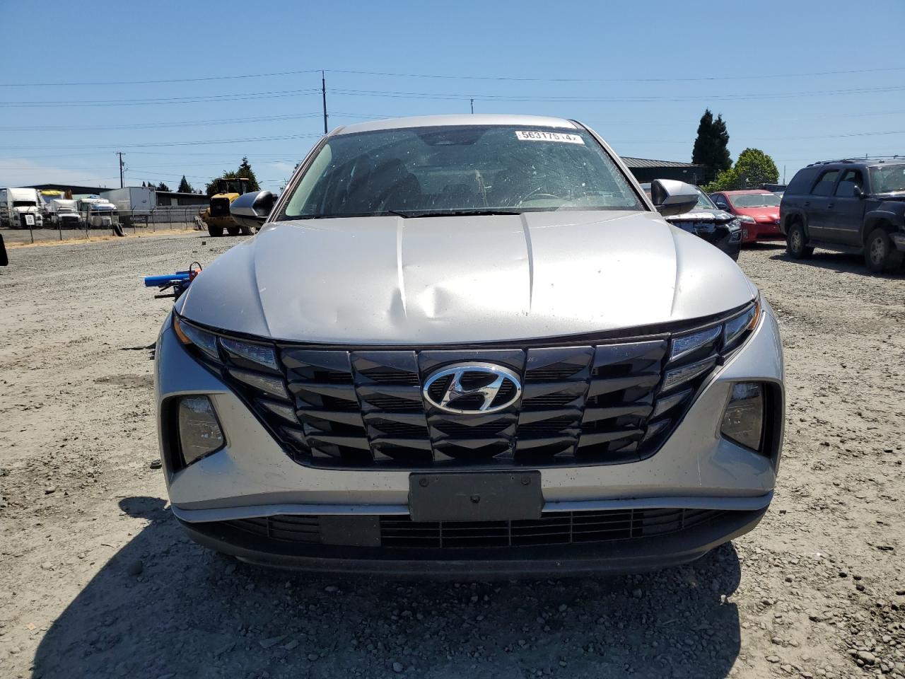 2022 HYUNDAI TUCSON SE VIN:5NMJACAE2NH034638