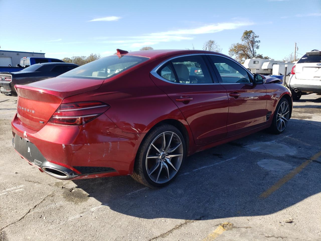 2022 GENESIS G70 BASE VIN:KMTG54TE1NU093868