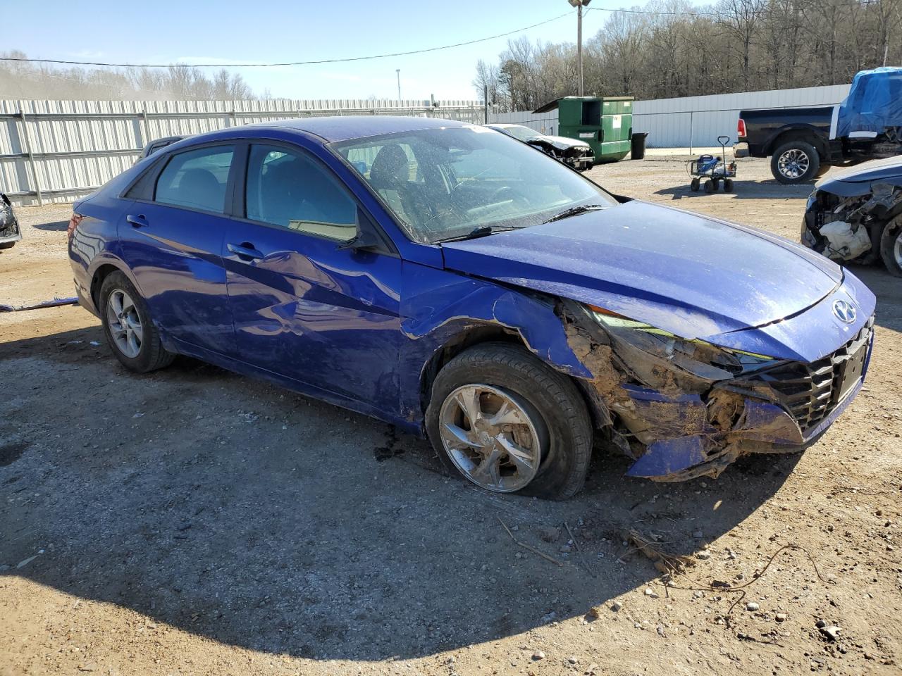 2022 HYUNDAI ELANTRA SE VIN:5NPLL4AG7NH062108