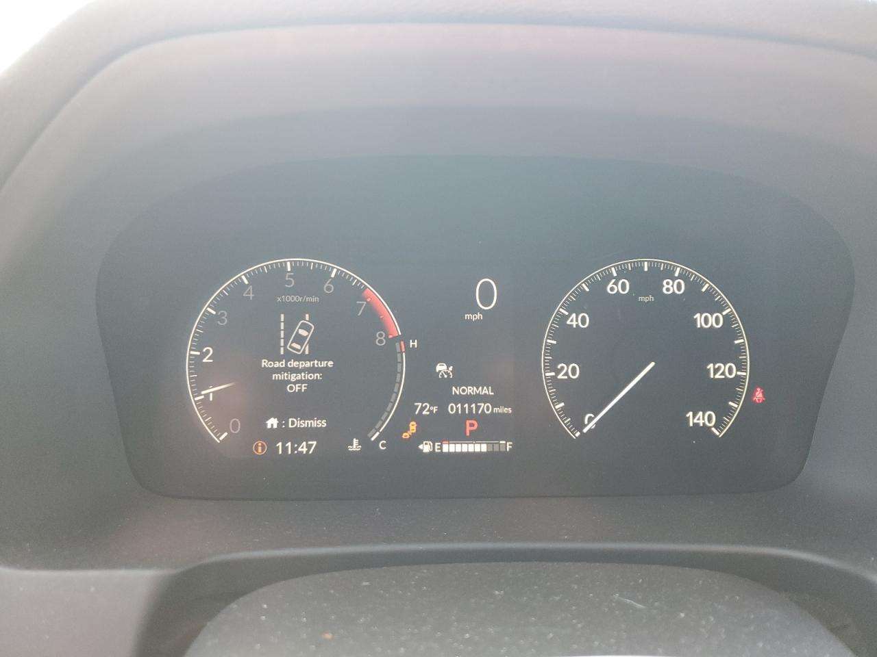 2024 HONDA RIDGELINE SPORT VIN:5FPYK3F14RB016447