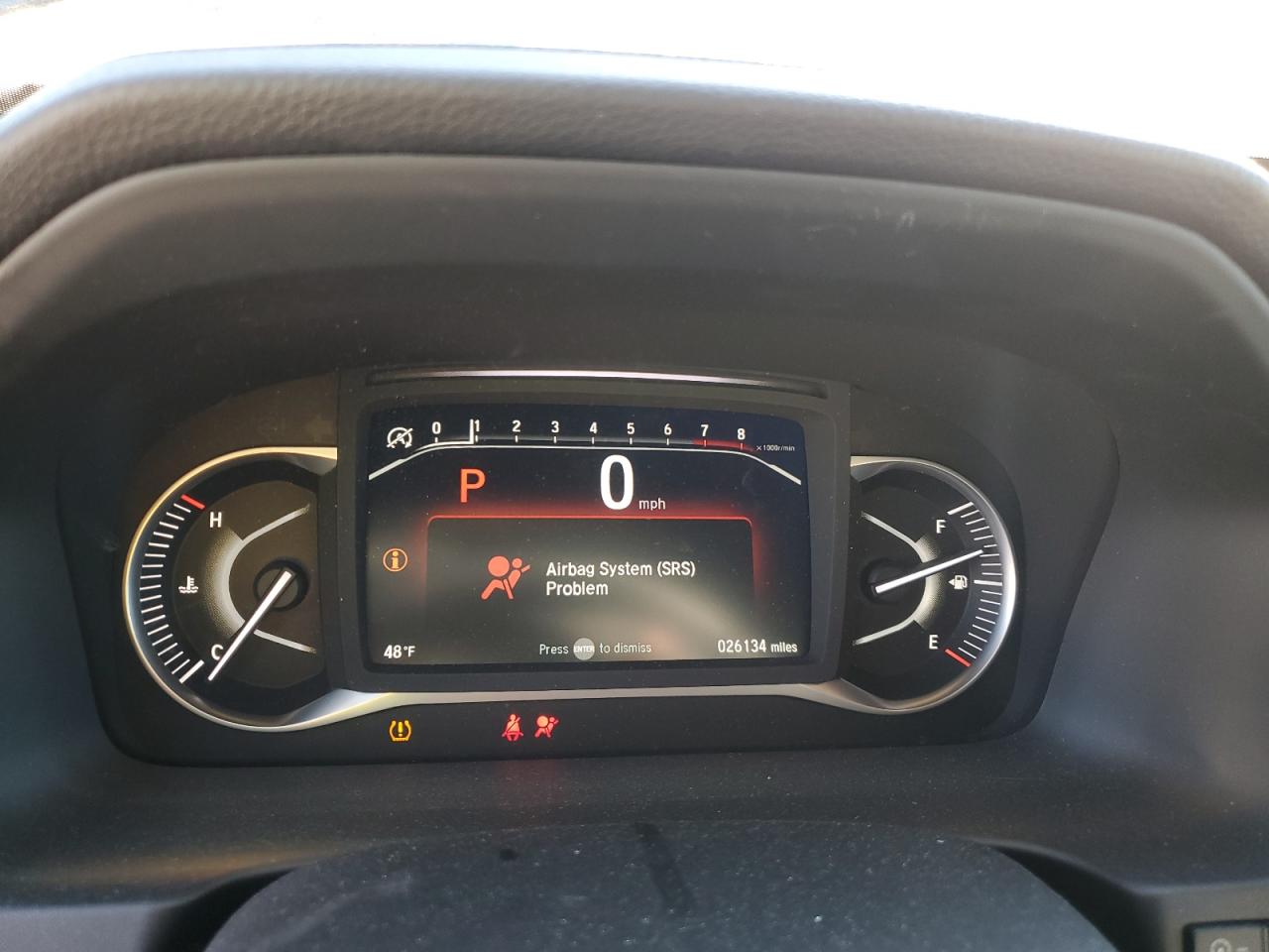 2022 HONDA PASSPORT ELITE VIN:5FNYF8H01NB023932