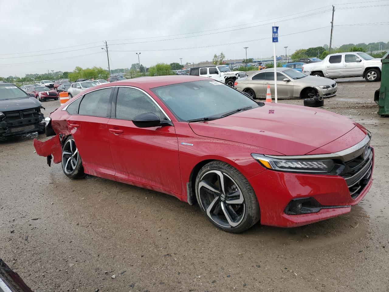 2022 HONDA ACCORD HYBRID SPORT VIN:1HGCV3F27NA015414
