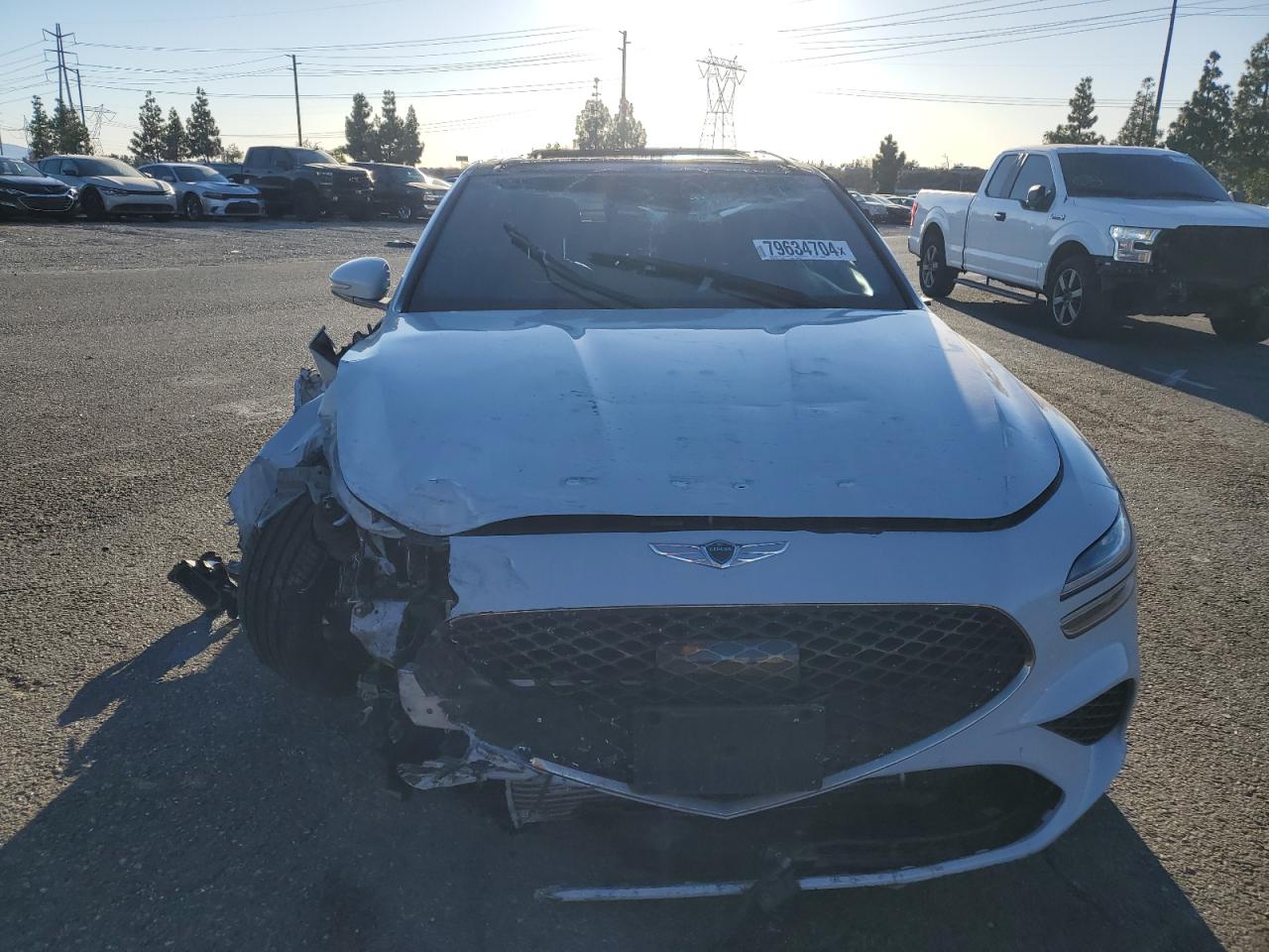 2022 GENESIS G70 BASE VIN:KMTG54TE9NU081984