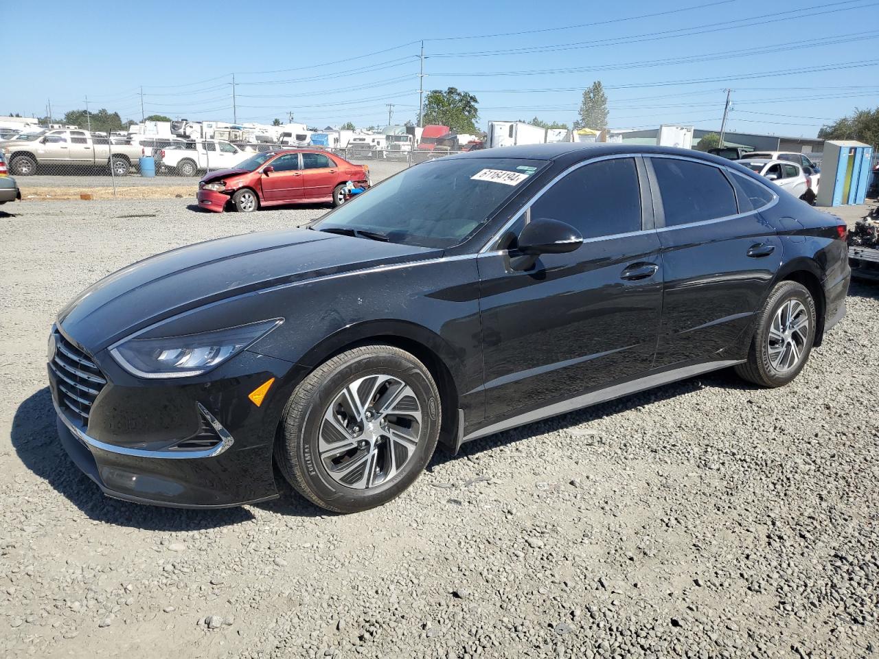 2022 HYUNDAI SONATA HYBRID VIN:KMHL24JJ9NA052455