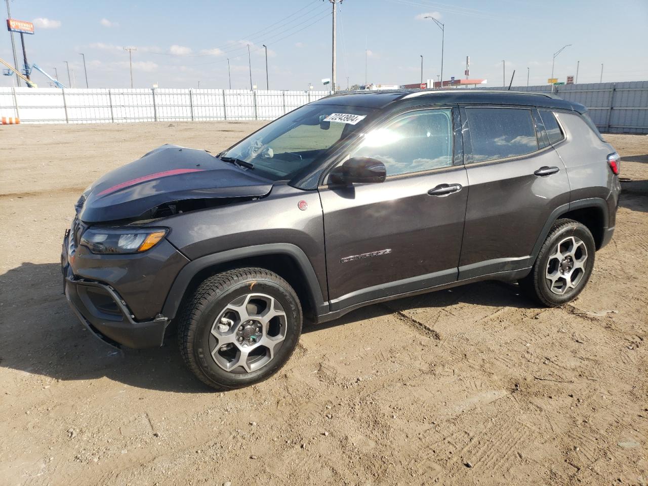 2022 JEEP COMPASS TRAILHAWK VIN:3C4NJDDB9NT209883