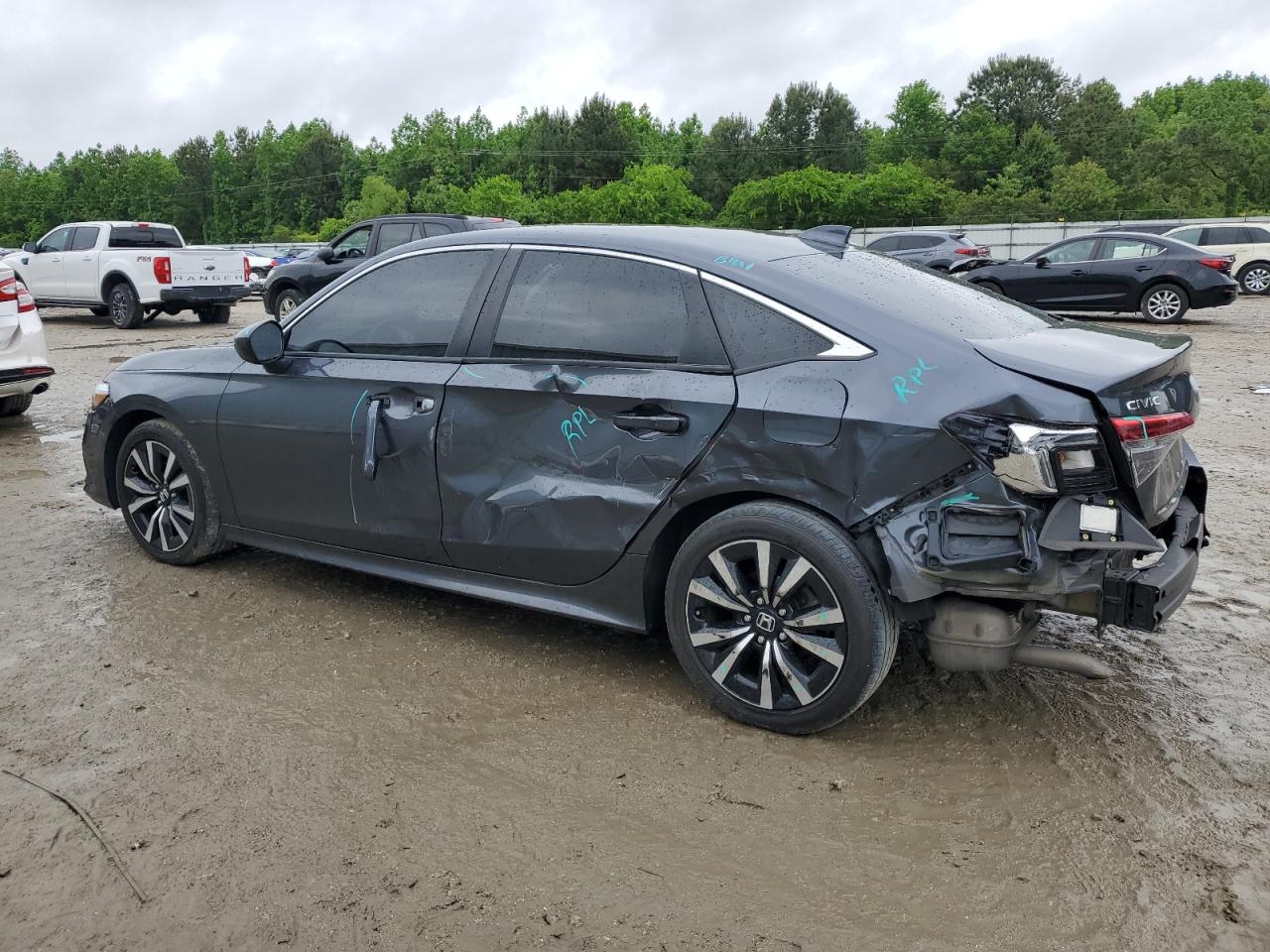 2022 HONDA CIVIC EX VIN:2HGFE1F78NH315896