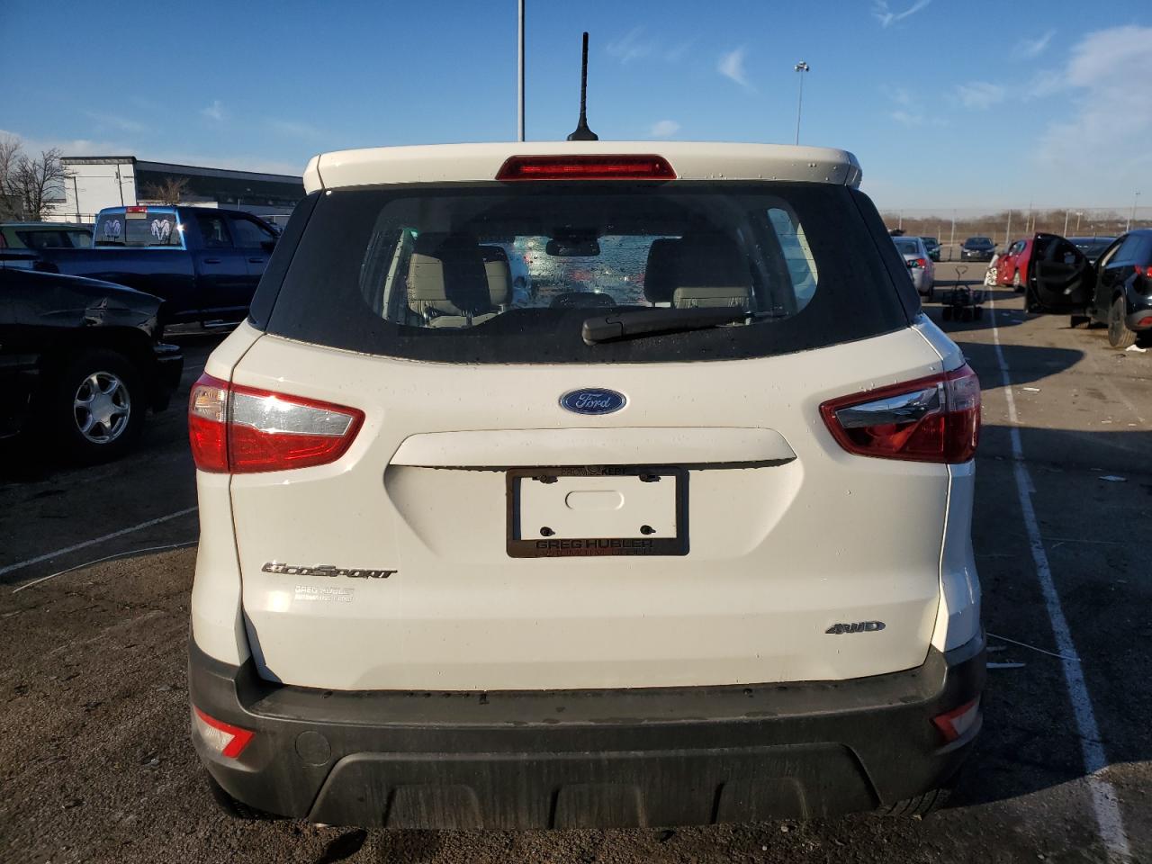 2022 FORD ECOSPORT S VIN:MAJ6S3FL3NC473653