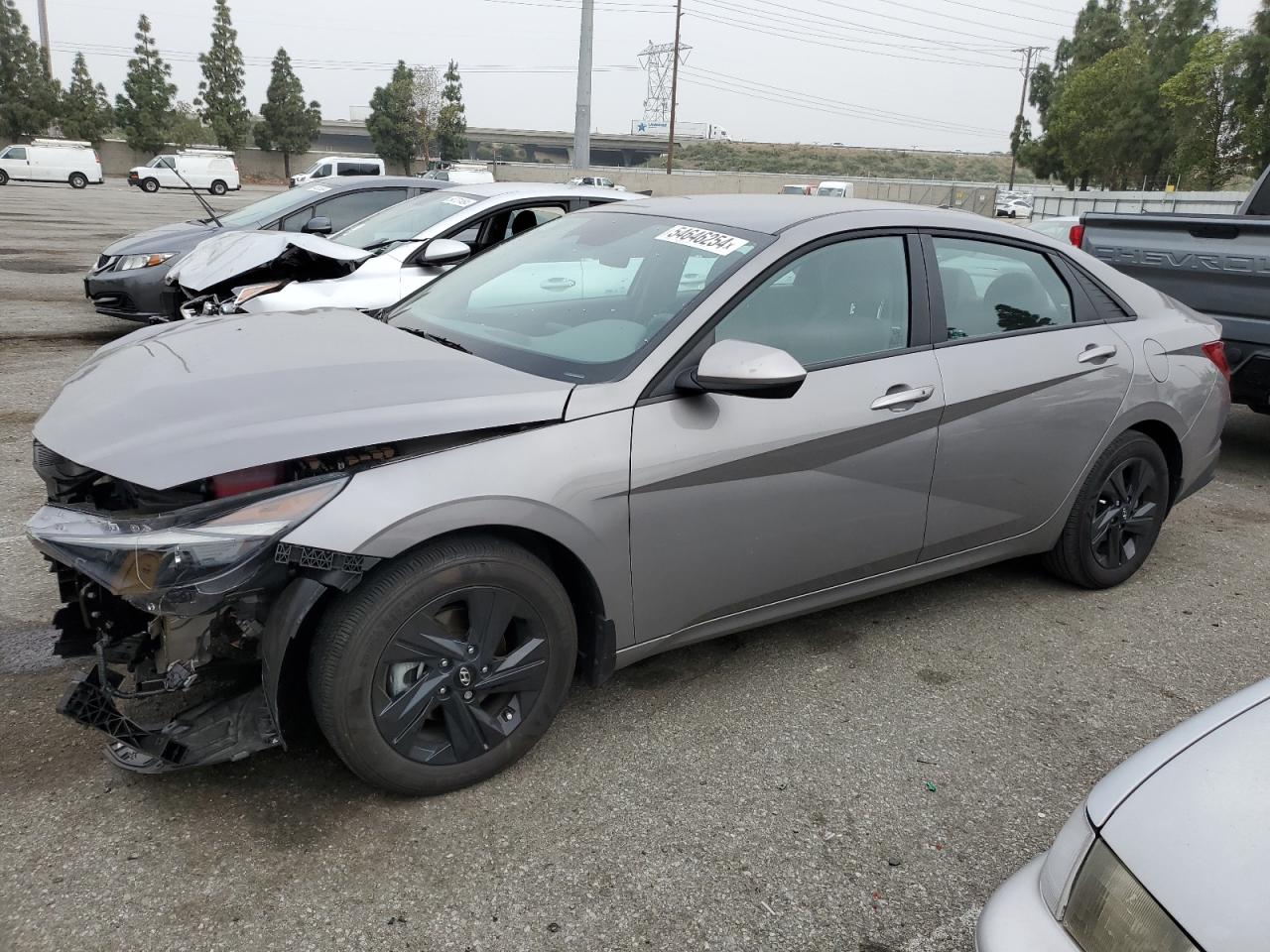 2023 HYUNDAI ELANTRA BLUE VIN:KMHLM4AJ5PU077901
