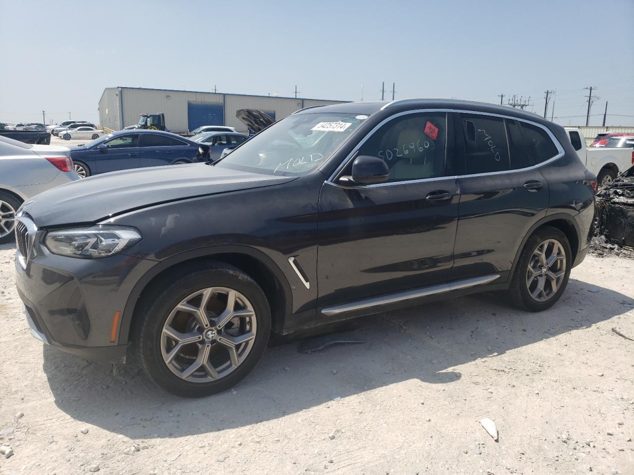 2022 BMW X3 SDRIVE30I VIN:5UX43DP0XN9K73616