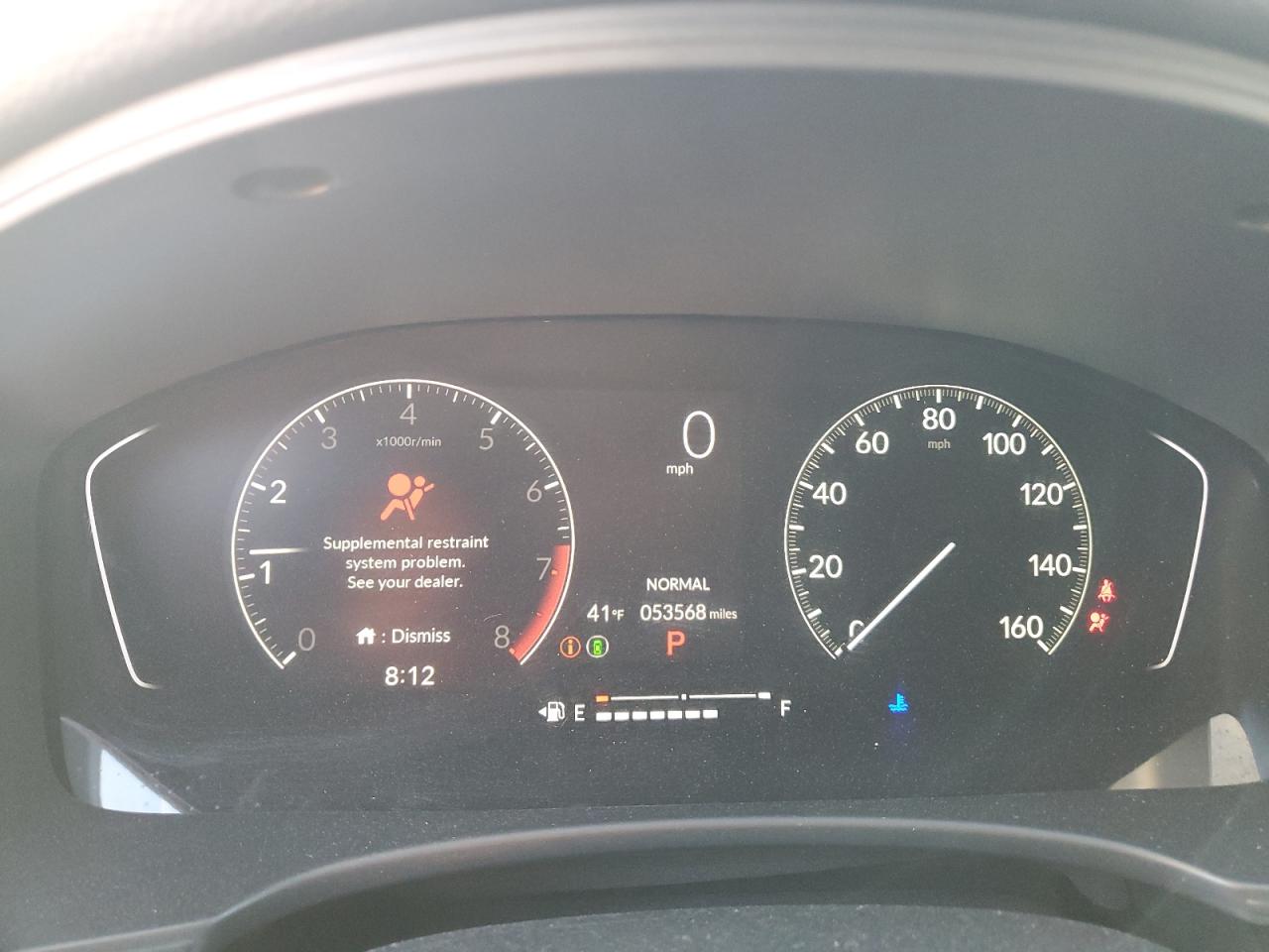 2022 HONDA CIVIC SPORT VIN:2HGFE2F58NH544972