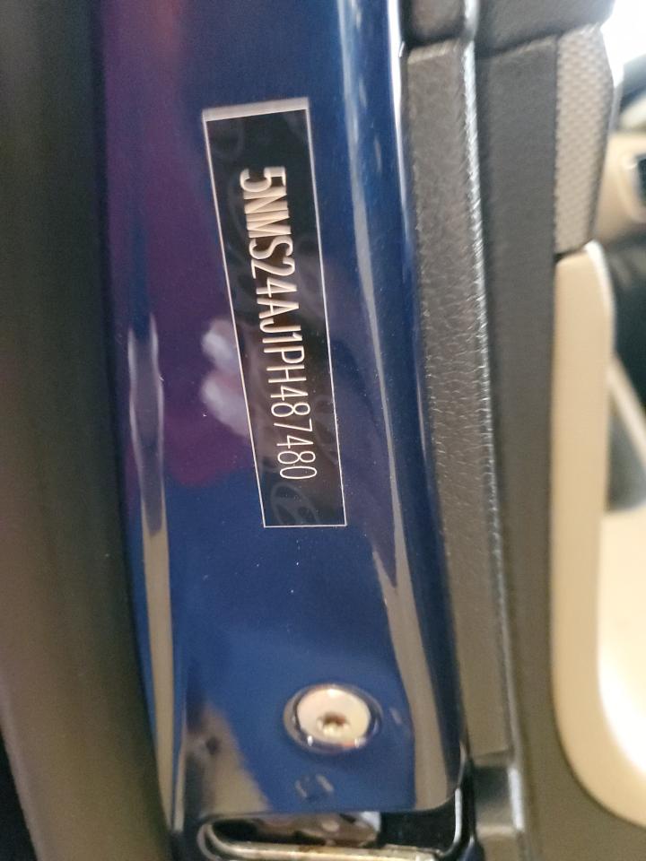 2023 HYUNDAI SANTA FE SEL VIN:5NMS24AJ1PH487480