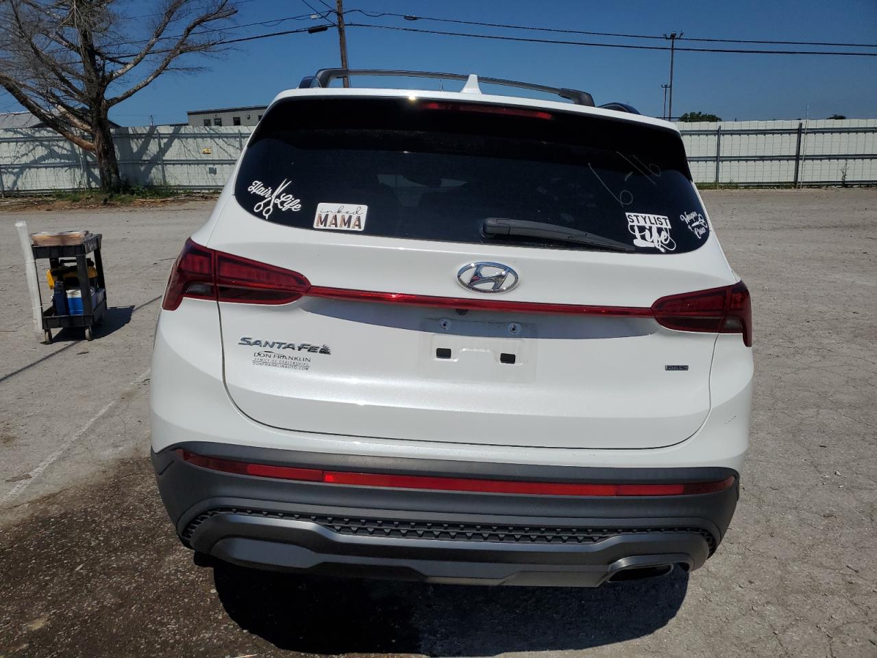 2022 HYUNDAI SANTA FE SEL VIN:5NMS6DAJ9NH443342