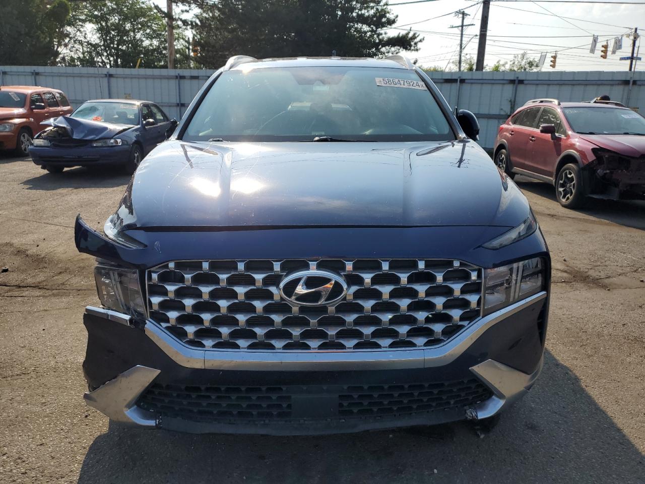 2022 HYUNDAI SANTA FE SEL VIN:5NMS24AJ5NH449103