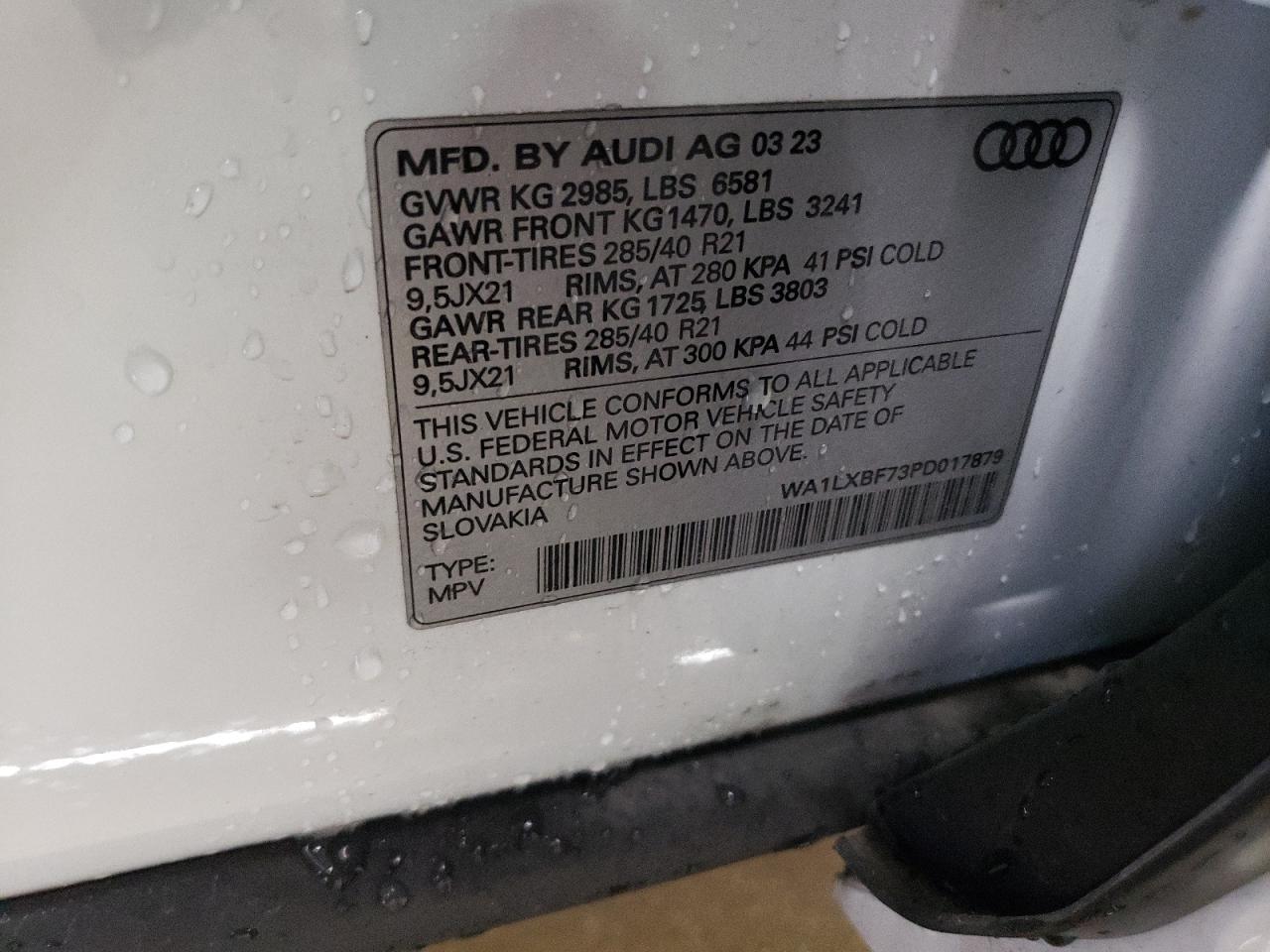 2023 AUDI Q7 PREMIUM PLUS VIN:WA1LXBF73PD017879