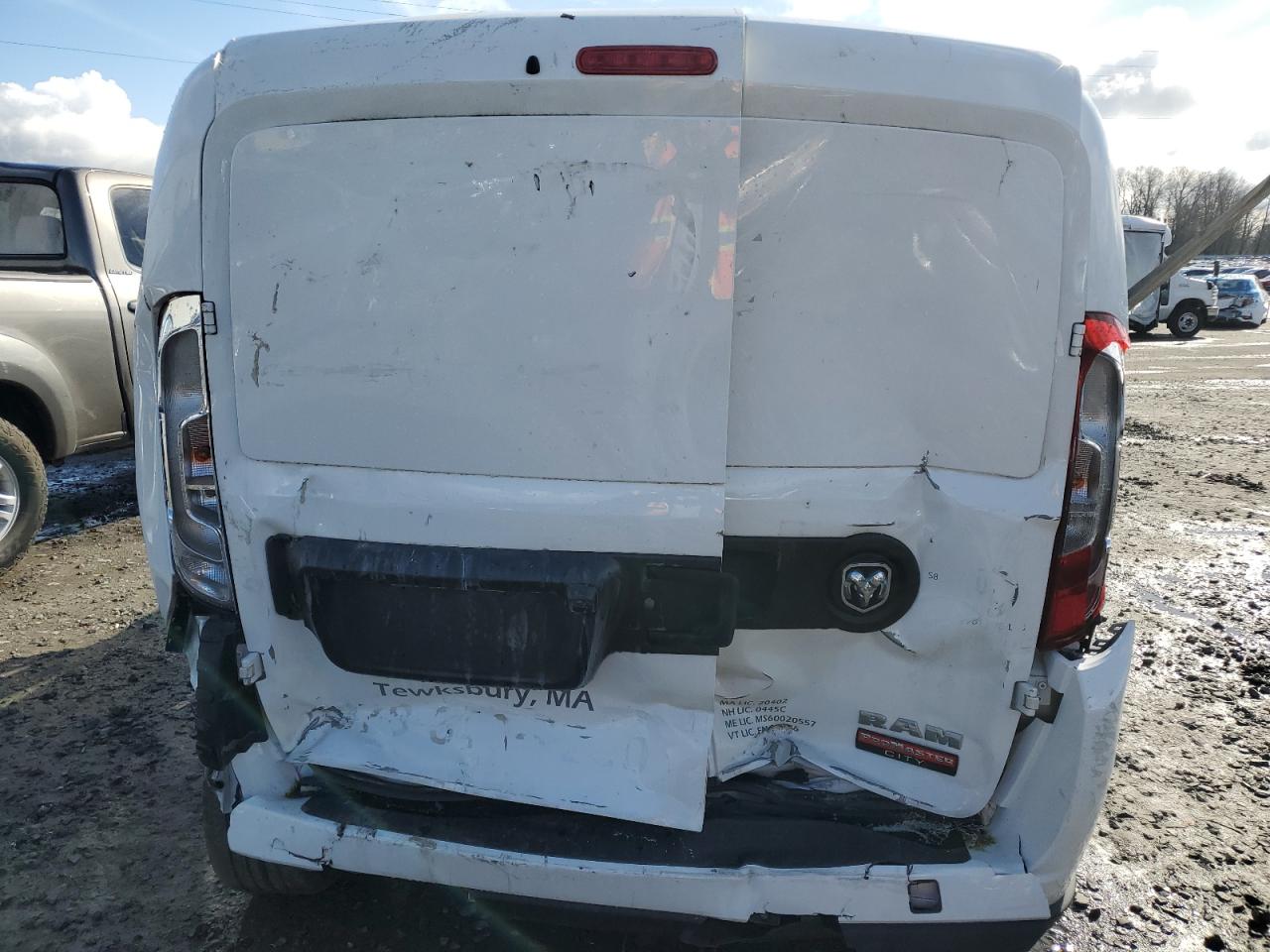 2022 RAM PROMASTER CITY TRADESMAN VIN:ZFBHRFAB4N6X86923